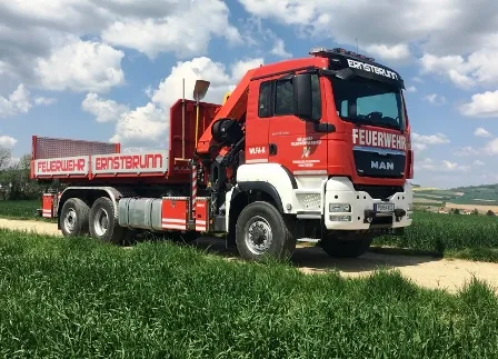Wechselladerfahrzeug-Kran