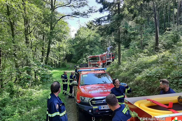 Waldbrandübung in Paudorf