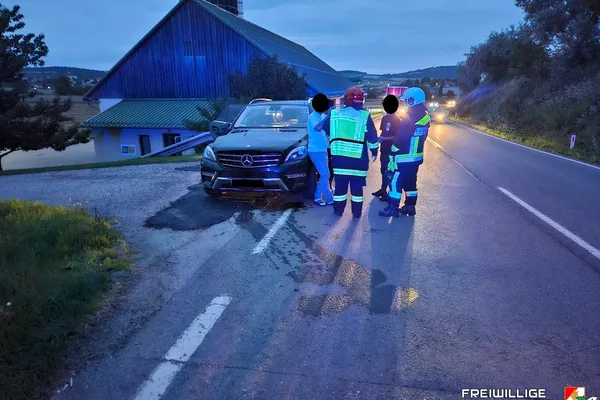 Diesel-Austritt auf der B6