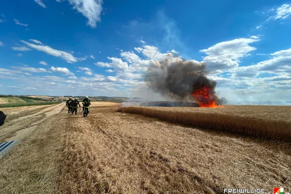 Feldbrand in Steinbach